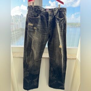 NWOT PRPS distressed denim